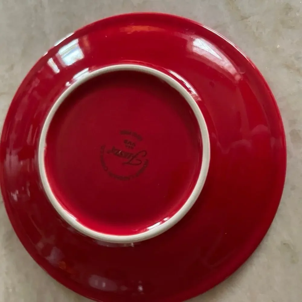 Fiesta appetizer plate scarlet 6-3/8”